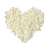 Neo LOONS 1000 Pcs Artificial Silk Rose Petals Decoration Wedding Party Color Ivory