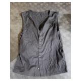 SUUKSESS Women Button Down Going Out Trendy Tops Ribbed Sexy Vest Y2K Tank Tops (Black, M)