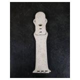 Wearlizer Christmas Snowflakes Engraved Band Compatible with Apple Watch Band 40mm Cute Strap Wristband Soft Silicone Sport Band Women, 38/41/42mm Series 11/10/9/8/7/6/5/4/3/2/1/SE Starlight