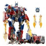 Deformation Car Robot Toys, Action Figures with Weapons, 8 in Portable Car Model Alloy Deformed Robot Toy Gift for Kids Boys and Girls