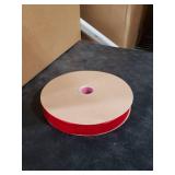 LEEQE Red Velvet Ribbon 1 Inch X 25 Yards Fabric Christmas Ribbon for Wreath Decoration Handmade Craft Ornaments Gift Wrapping & Bow Making