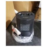 GiveBest Space Heater, 1500W Portable Heaters for Indoor Use, PTC Ceramic Heater with Heating and Fan Modes, Overheat & Tip-Over Protection, Ideal for Bedroom, Office & Desk Use, Black