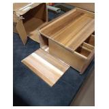 Acacia Wood Tea Bag Organizer, Tea Organizers and Storage Box, Tea Caddy for Tea Bags Storage Drawer, Teabag Holder Container Boxes for Countertop, Tea Station Chest Display Wooden