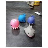 4pk Kids Bath Toys Ocean Animals