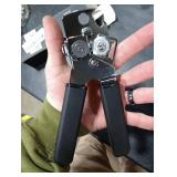 Can Opener Manual, MARSWELL Comfy Grip Can Opener Hand Held with Magnetic Lifter, Smooth Cutting Sharp Blade, Manual CanOpener for Seniors with Easy Turn Knob, Black