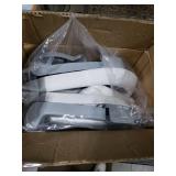 MoreFeel Collapsible Baby Bathtub for Newborn with Thermometer & 1 Hooded Towel & 1 Soft Floating Cushion,Portable Travel Bathtub with Drain Hole, Durable Foldable Baby Tubs for Infants to Toddler