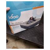 iDOO Queen Air Mattress with Built in Pump, 18 Raised Comfort Inflatable Mattress Blow up Mattress, Upgraded Four Chamber Portable Air Bed for Camping, Guests and Home, Colchon Inflable, 650 lbs Max