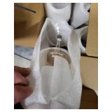 SHYRC Wine Glasses Set of 8, 12oz Clear Red/White, Long Stem Wine Glasses for Party, Wedding and Home