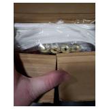 HOOBRO End Table, Small Side Table, Nightstand with 2-Layer Storage Shelves, Sofa Table for Small Spaces, Living Room, Bedroom, Stable Frame, Easy Assembly, Gold and Marble DM09BZ01