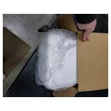 CROWNFUL Mini Fridge, 4 Liter/6 Can Portable Cooler and Warmer Personal Refrigerator for Skin Care, Cosmetics, Beverage, Food,Great for Bedroom, Office, Car, Dorm, ETL Listed (White)