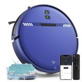 XIEBro Life Robot Vacuum and Mop Combo, Robotic Vacuum Cleaner 2 in 1 with WiFi/App/Voice, Schedule, Water Tank and Dustbin, Self-Charging, Slim, Ideal for Hard Floor, Pet Hair, Carpet