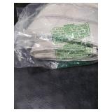 DriftAway Farmhouse Linen Blend Blackout Curtains 84 Inches Long for Bedroom Vertical Striped Printed Linen Curtains Thermal Insulated Lined Treatments for Living Room 2 Panels W52 x L84 Linen Grey