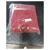 COSY HOMEER 48x20 Inch/30X20 Inch Kitchen Rug Mats Made of 100% Polypropylene 2 Pieces Soft Kitchen Mat Specialized in Anti Slippery and Machine Washable,red