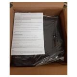 Premium Silicone Car Seat Protector for Child Car Seat - LATCH Compatible, Waterproof & Anti-Slip, Heat Resistant, No Imprints on Leather Seats, BPA-Free Universal Fit for Baby, Pets (Black, 2 Pack) -