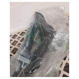 Amazon Basics Velvet, Non-Slip Skirt Clothes Hangers with Clips, Organize Pants and Skirts, Black/Silver, Pack of 24 - Retail: $19