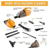 PRE OWNED MAY OR IS MISSING PIECES Hoteche Corded Stick Vacuum Cleaner, 15KPa Suction Power, 0.8L Dirt Capacity, High-Efficiency Electric Broom for Home & Office Cleaning - Retail: $29