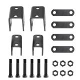 SPARKWHIZ Trailer Leaf Springs Hanger Kit for Double Eye Springs Single Axle Suspension (2,000-7,000 lb Axles) - Retail: $33