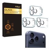 Ailun 3 Pack Camera Lens Protector for iPhone 17 Pro Max,Tempered Glass,9H Hardness,Ultra HD,Anti-Scratch,Case Friendly,Does not Affect Night Shots[Not for iPhone 17/17 Pro/iPhone Air] - Retail: $6