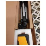 PREXISO Laser Level with Tripod, 65Ft Self Leveling Cross Line Laser Level, Green Line leveler Tool for Hanging Pictures, Home Renovation with LED Indicator & 2 AA Batteries (31-1/2 inch Tripod) - Ret