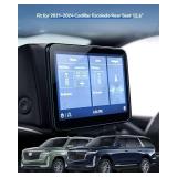 LANTU Cadillac Escalade Screen Protector for 2021 2022 2023 2024 2025 2026 Cadillac Escalade & Yukon Denali & Tahoe Suburban Rear Seat TV Touchscreen Protector Film Tempered Glass Anti Glare 12.6â�