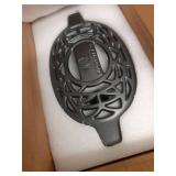 Quantfire Wood Stove Steamer Rust Resistant,Fireplace Humidifier Pot Cast Iron Steamer for Home Indoor Decorative,2.5 Quart Capacity Matte Black - Retail: $37