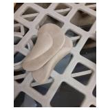 ZUCNANA Arch Support Inserts for Women Flat Feet (2 Pairs Beige), Soft Gel Arch Support Insoles for Plantar Fasciitis, Reusable Arch Pads for Foot Pain Relief, One Size Fits Any - Retail: $7