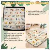 Baby Play Mats for Floor - 74âx50â Playmat for Baby and Toddlers Infants - Foam Play Mat - Infant Mats for Floor Play Thick - Tummy Time Floor Mat - Retail: $36