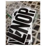 Missing Some Letters 21 Sheets 6 Inch Letter Stickers, Self Adhesive Vinyl Capital Alphabet Punctuation Stickers for Mailbox, Crafts, Notice Boards - Black - Retail: $10