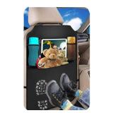 BLYPHOO Premium Backseat Organizer for Kids 2 Pack, Heavy Duty Waterproof and Stain Resistant Kick Mats Back Seat Protector, Durable Backseat Car Organizer with Tablet Holder+Storage Pockets - Retail: