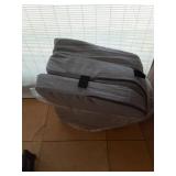 ROYALAY Toddler Booster Seat for Dining Table, Adjustable Height Booster Seat Pad for Kids Chair, 5.3inch Portable Booster Cushion with Straps, Travel Booster Seats for Baby Child Boys Girls(Grey) - R