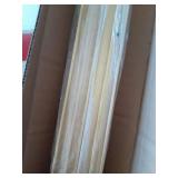 Akfado Floater Frame for 36x48 Canvas Paintings, 0.86\" Deep DIY Metal Floating Frames for Abstract Art Prints Memorial Portraits, Modern Living Room Wall Decor, No Glass & Back (Gold) - Retail: $48