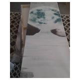 Welmeco 5 Pieces Black and White Wolves Painting Grey Blue Full Moon Seascape Picture Canvas Prints Gallery Wrapped Artwork Animal Wolf Poster for Living Room Modern Office Bedroom Wall Decoration - R