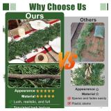 Tulvend 5ft Christmas Cedar Garland, Real Touch Pine Garland, Realistic Cypress Garlands Christmas Decorations for Mantel, Table, Stairs, Porch - Indoor Outdoor Xmas Holiday Decor - Retail: $30