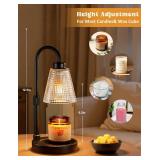 Candle Warmer Lamp with Timer, Dimmable Candle Warmer for Jar Candles, Height Adjustable Wax Melts Warmer, Birthday Gifts for Women Mom, House Warming Gifts New Home Decor - Retail: $19
