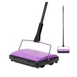 Yocada Carpet Sweeper Cleaner for Home Office Low&Undercoat Carpets Rugs Pet Hair Dust Scraps Paper Small Rubbish Cleaning with a Brush - Retail: $25