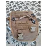 ICEFANG GN3 Tactical Dog Harness with 6X Buckle,Dog Molle Vest with Handle,3/4 Body, Hook and Loop Panel for ID Patch,No Pulling Front Clip (XS (Neck 12\"-17\"; Chest 17\"-23\"), Coyote Brown) - Retai