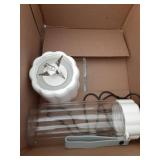 Pre Owned COKUNST Portable Blender, Small Smoothie & Shake Maker with LED Display, 17 oz (500ml) Personal Blender with 6 Blades, USB C Rechargeable Juice Mixer with Extra Lid for Travel, Office Gym Ho