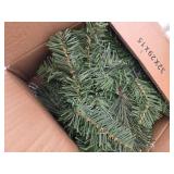 9 Foot by 10 Inch Christmas Garland - 50 LED Lights, Battery Operated Lighted Garland Wreath with Pine Cones Red Berries Lush Branches, Prelit Garland Xmas Decoration Indoor Outdoor Home Holiday - Ret