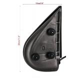 ZAPOSTS Rearview mirror Replacement Fit for 2007-2013 for Chevy Silverado 1500 2500 HD 3500 HD for GMC Sierra 1500 2500 HD for GMC Yukon/Yukon XL 1500 Power Heated Manual Fold Right Side View Mirror -