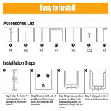 Firewood Rack Outdoor, 30\"L x 31\"H inch Indoor Fire Wood Pile Storage Stacker, Rustproof Waterproof Log Rack for Fireplace Wood Organizer - Retail: $20