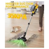PRE OWNED Cordless Vacuum Cleaner for DeWalt 20V Battery, 7-in-1 Lightweight Stick Vacuum with HEPA Filter, 35KPA Suction, 350W Brushless Motor, 3 Modes for Carpet, Floor, Car (Battery Not Included) -