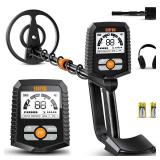 SUNPOW Metal Detector for Adults & Kids, Kids Metal Detector kit Waterproof for Gold Detecting, Stable Anti-Interference, Higher Accuracy, Bigger LCD Display, 4 Modes, 8\" Search Coil, MD13 - Retail: 