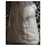 Bedsure Cotton Duvet Cover King - Luxury Slub Weave 100% Cotton Duvet Cover with a Linen Like Textured, Easy Change Durable Bedding, Ivory, 104\" x 90\" - Retail: $72