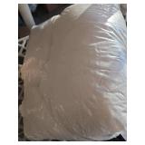 A Nice Night Faux Fur Reading Pillow Bed Wedge Large Adult Children Backrest with Arms Back Support for Sitting Up in Bed/Couch for Bedrest,Ivory - Retail: $29