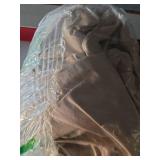 WJ-X3 Round Patio Furniture Cover, 72\" D x 31\" H, Waterproof, UV Resistant, Anti-Fading Outdoor Cover for Round Dining Table and Chairs Set, Beige - Retail: $60