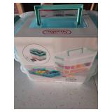 Sterilite 14138606 Layer Stack & Carry Box, 10-5/8-Inch - Retail: $25