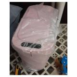 Cesun Automatic Motion Sensor Bathroom Trash Can with Lid, 2.6 Gallon Touchless Trash Bin, Smart Plastic Slim Garbage Can Small Wastebasket for Toilet, Office, rv, Bedroom, Living Room, Pink - Retail: