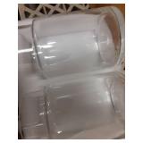 Ninehaoou 2 Pcs 9 Inch Large Glass Vase for Bouquet Wide Mouth Vase for Centerpieces Large vase for Flowers Modern Glass Vases for Wedding Home Dining Table Decor(H: 9â W: 6\") - Retail: $36