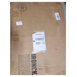 IRONCK 71 Inch Carbon Fiber Corner Glass Display Cabinet with Human Body Sensor & 6-Color LED Lights, 4-Tier Tempered Glass Display Case with 2 Adjustable Shelves for Collectibles, Toys, Black - Retai