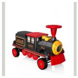 Anpabo 12V Kids Ride-On Train Locomotive- Trackless, 2 Seater, Rubber Tires,  Red - Retail: $199